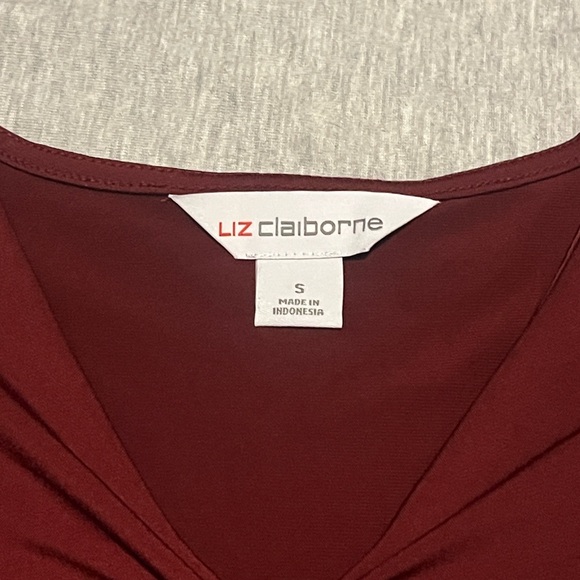 Liz Claiborne Keyhole Knot Blouse NWT - Picture 9 of 10